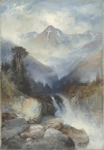 Mountain of the Holy Cross von Thomas Moran