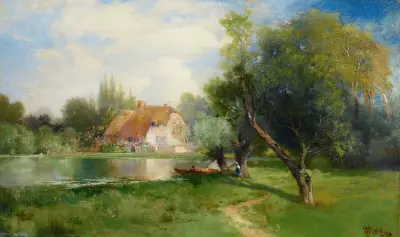 Near East Hampton, Long Island, Thomas Moran