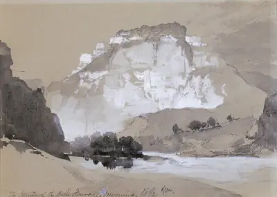 The Cañon Of The Belle Fourche, Wyoming av Thomas Moran