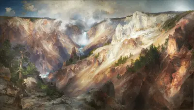 The Grand Canyon Of The Yellowstone, Thomas Moran