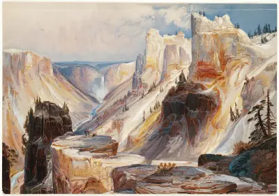 The Grand Canyon, Yellowstone av Thomas Moran