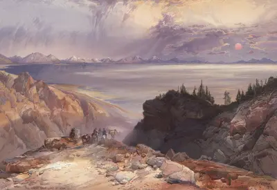 The Great Salt Lake of Utah, Thomas Moran