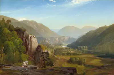 The Juniata,Evening von Thomas Moran