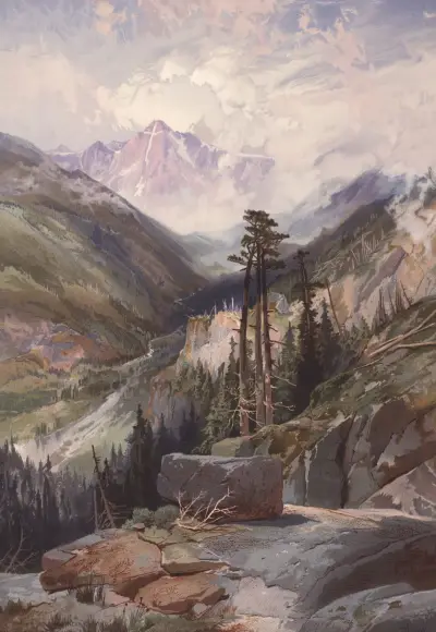 The Mountain of the Holy Cross, Colorado, Thomas Moran