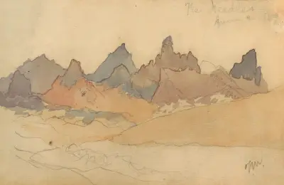 The Needles av Thomas Moran