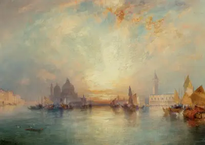 Venetian Scene, Thomas Moran