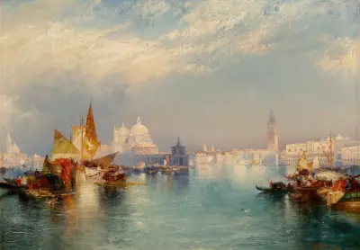 Widok Wenecji, 1894, Thomas Moran
