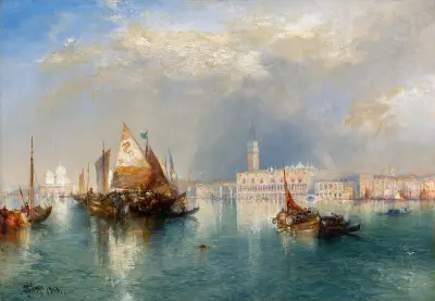 Venedig av Thomas Moran