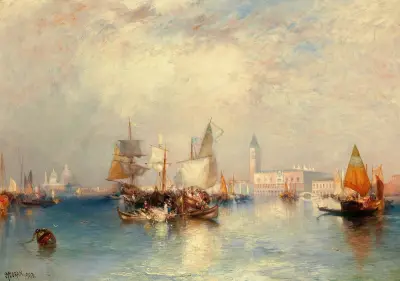 Venice, Grand Canal, Thomas Moran