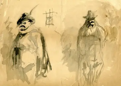 2 musketörer av Thomas Nast