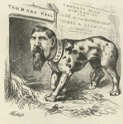 A dog returneth to his vomit av Thomas Nast