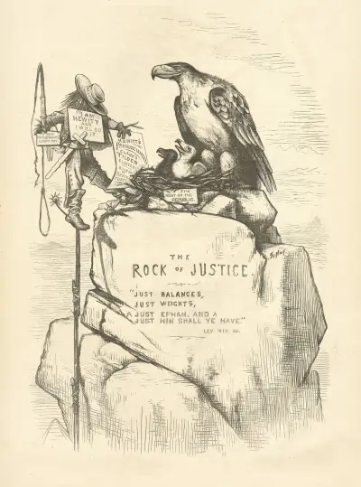 A ‘Mexican’ scarecrow av Thomas Nast