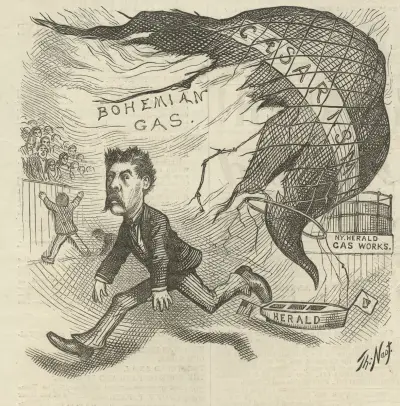 Another inflated power burst av Thomas Nast