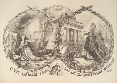 C’est la belle France — Das ist des Deutschen Vaterland av Thomas Nast