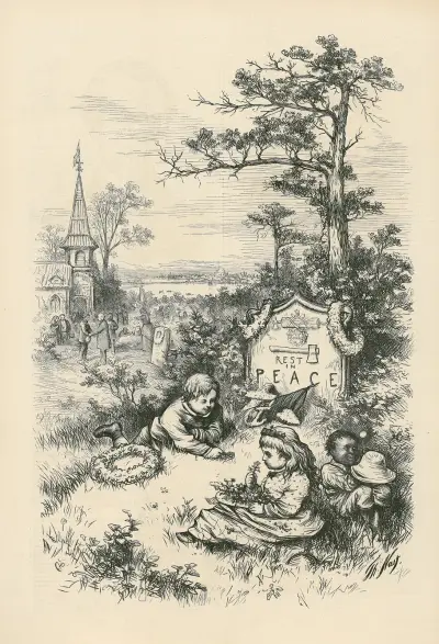 Decoration-Day, May 30, 1871 av Thomas Nast
