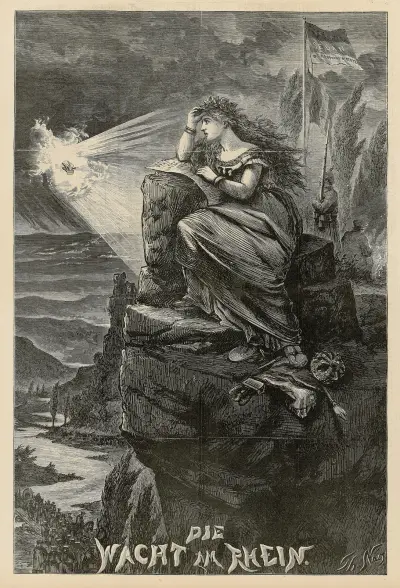 Die wacht am Rhein av Thomas Nast