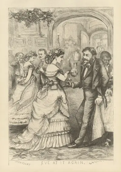 Eve is at it again av Thomas Nast