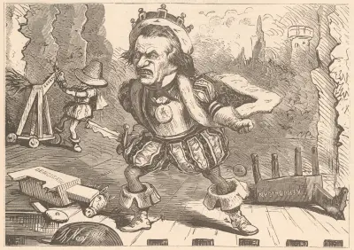 Give me another horse — and bind up my wounds av Thomas Nast