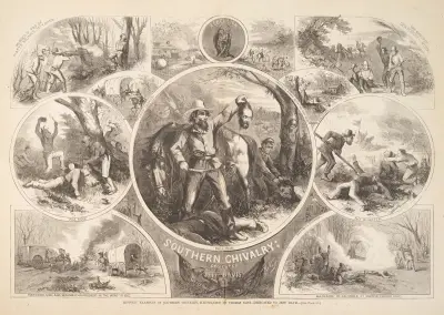 Historic examples of Southern chivalry av Thomas Nast
