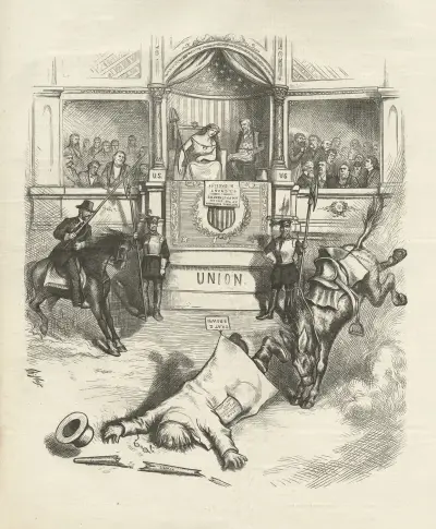 Home-stretched av Thomas Nast