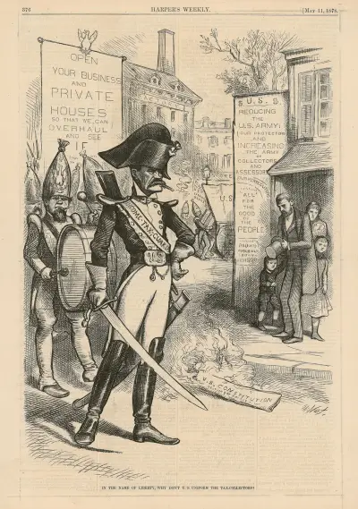 I frihetens namn, varför uniformerar ni inte USA:s skatteindrivare av Thomas Nast