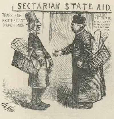 Inmates of glass churches av Thomas Nast