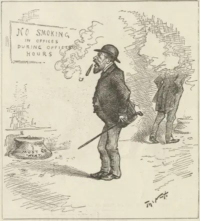 Inspekterar köket av Thomas Nast
