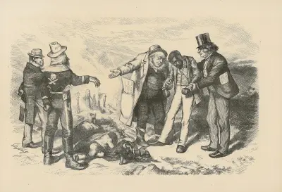 It is only a truce to regain power (‘playing possum’). av Thomas Nast