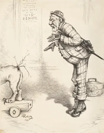 James Gillespie Blaine av Thomas Nast
