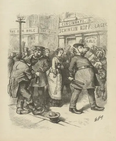 Jewels among swine av Thomas Nast