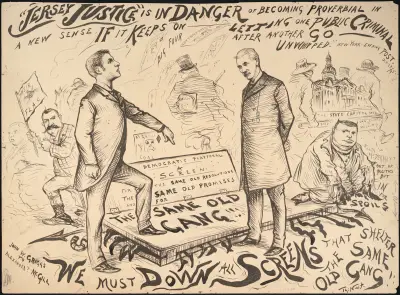 John W. Griggs to Alexander T. McGill; We must down all screens that shelter the same old gang av Thomas Nast