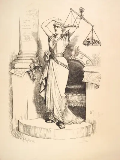 Justice!. av Thomas Nast