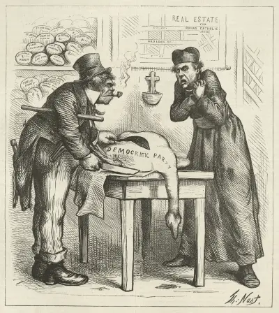 Att döda gåsen som värper guldägg av Thomas Nast
