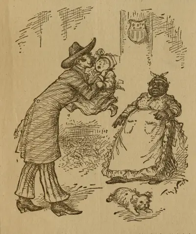 Kissing Baby M’Kee av Thomas Nast