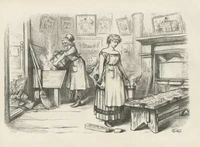 Låt det goda arbetet (städningen) fortsätta. av Thomas Nast