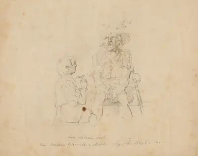 Kärlekens möda förspild, Don Adriane de Armade och Moth av Thomas Nast