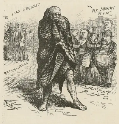 Bered plats för den spetälske av Thomas Nast