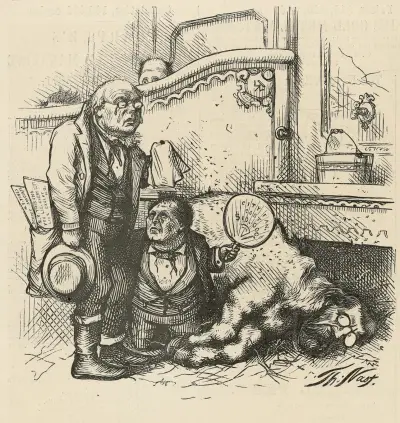 Inte ett fall för borgen av Thomas Nast