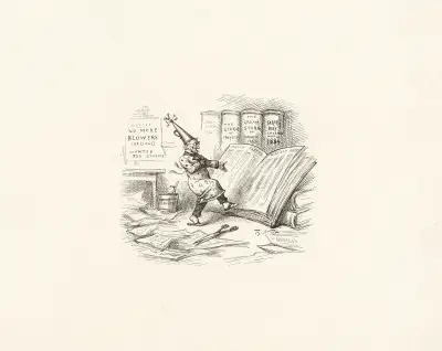Notice. No more blowers (bellows) wanted for storms av Thomas Nast