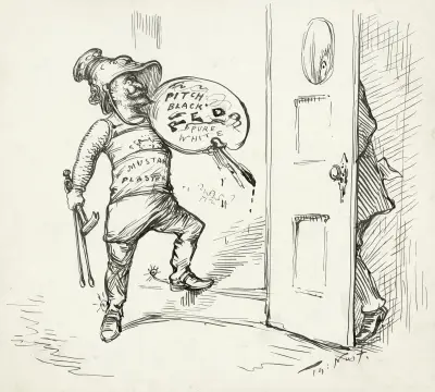 Once more, to the Senate!. av Thomas Nast