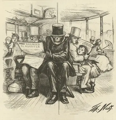 Our constant traveling companion av Thomas Nast