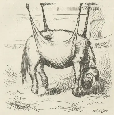 Our mare still lives von Thomas Nast
