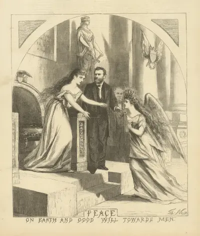 Fred på jorden och välvilja mot människorna av Thomas Nast