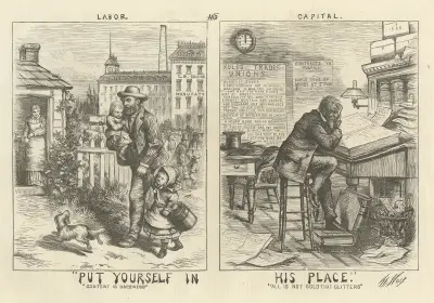 Put yourself in his place av Thomas Nast