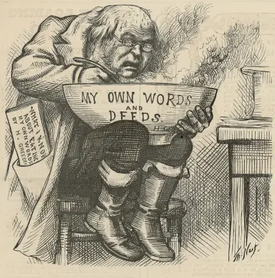 Red hot!. av Thomas Nast