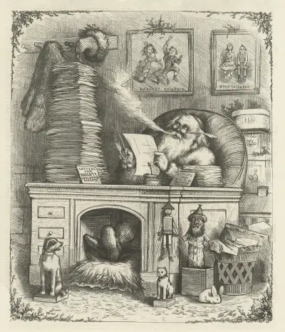 Jultomtens post av Thomas Nast