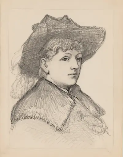 Sarah Edwards Nast av Thomas Nast