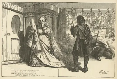 Senator Tweed i en ny roll av Thomas Nast