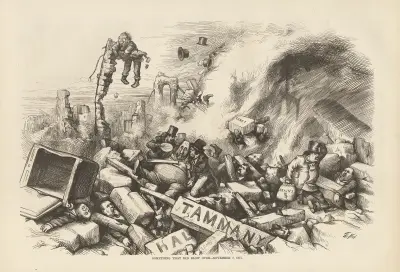 Something that did blow over — November 7, 1871 av Thomas Nast
