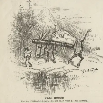 Star route av Thomas Nast